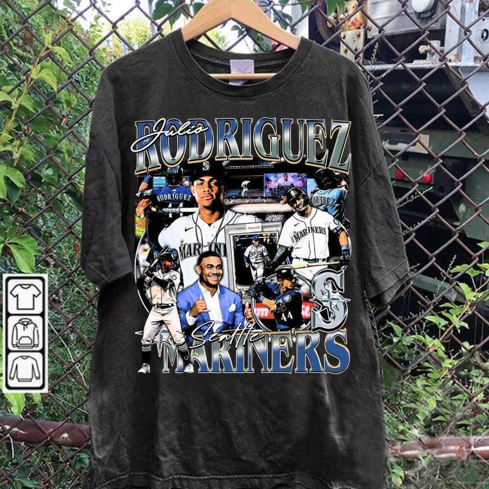 Julio Rodriguez 9s Style Baseball Retro Player Fan T-Shirt